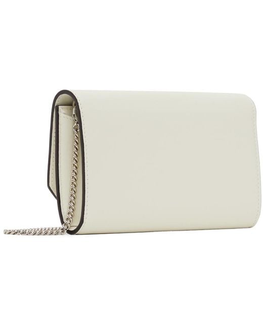 Jimmy Choo Black Off-white Wallet Shoulder Bag