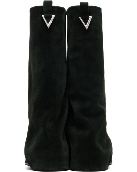 The Attico Black Robin Combat Boots