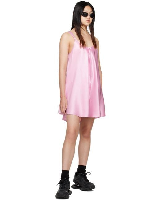 we11done Red Knotted Minidress