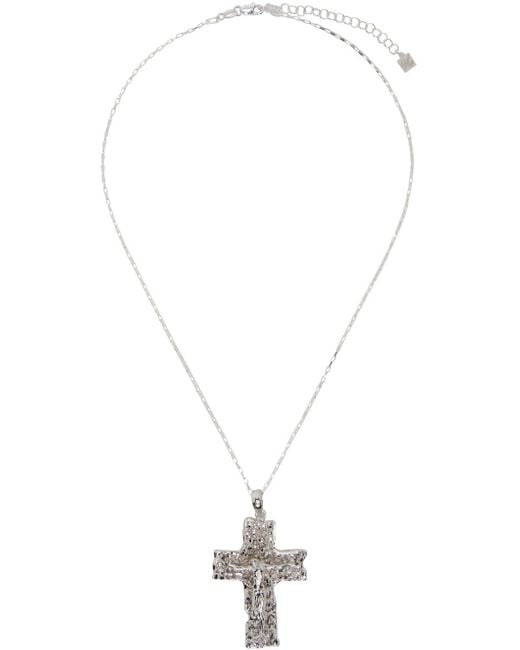 Veneda Carter White Cross Pendant Vc009 Necklace