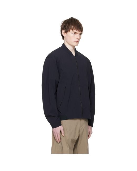 Veilance Blue Diode Bomber Jacket for men