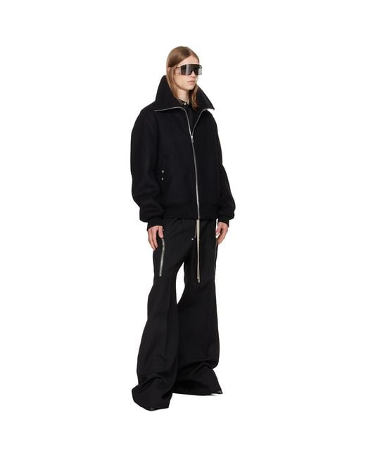 Rick Owens Black Tower Dracuflight Jacket for men