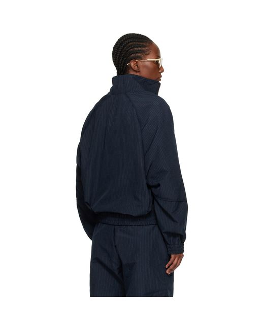 Willy Chavarria Blue Ruff Rider Track Jacket