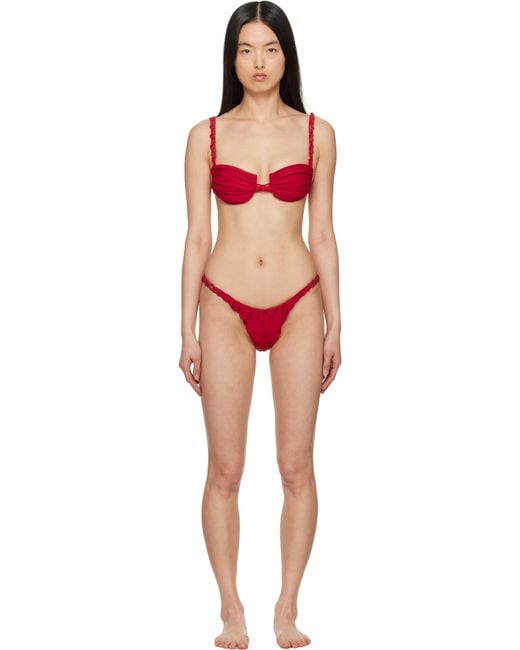 Bikini Tri-Twist & Tinytwist Rouge Isa Boulder en coloris Black