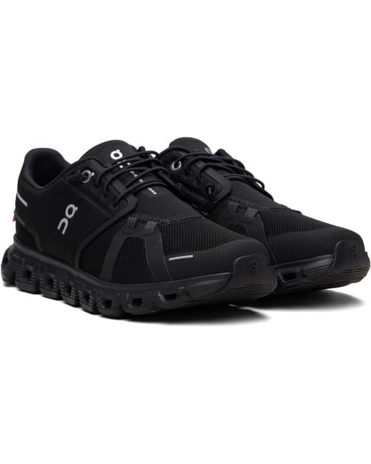 On Shoes Black Cloud 6 Sneakers for men