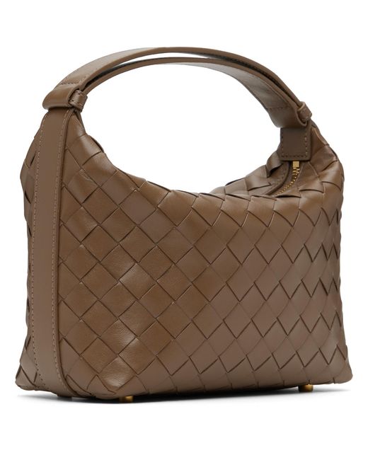 Bottega Veneta Brown Taupe Mini Wallace Bag