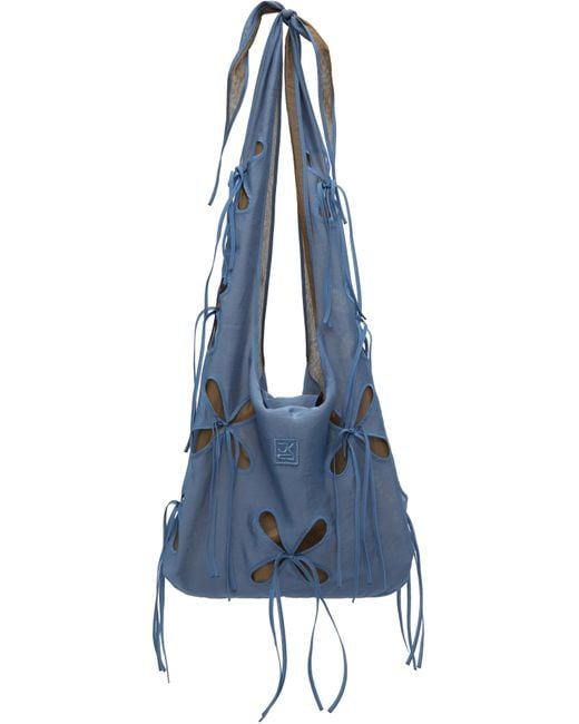 JKim Blue Chilla Petal Bale Bag