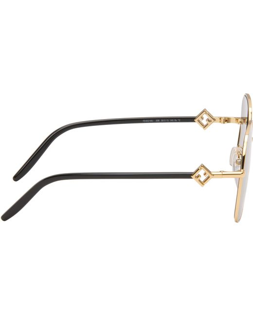 Fendi Gray Ff Diamonds Sunglasses