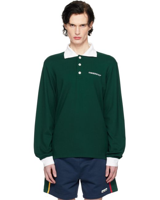 Casablanca ポロシャツ M GREEN Polo shirt Casablanca Green size M International in Cotton