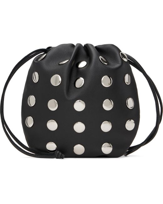 Ayllón Black Jacinta Studded Pouch