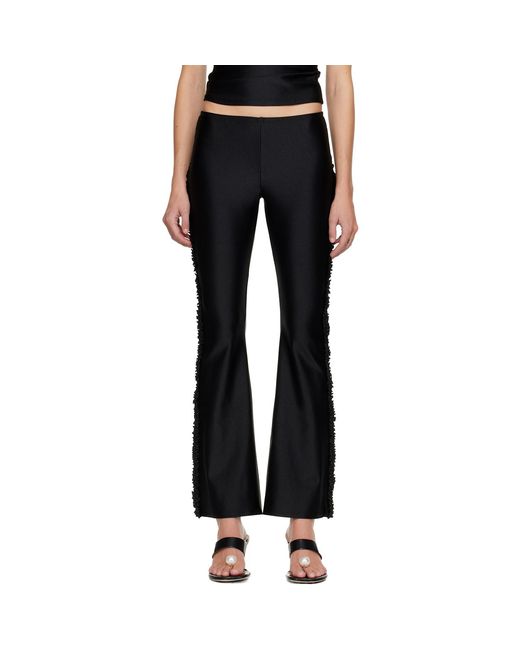 Sandy Liang Black Abbey Lounge Pants