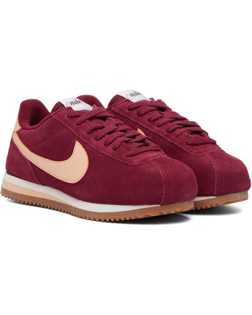 Nike Red Burgundy Cortez Sneakers