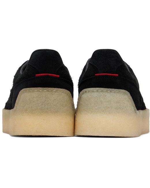 HUGO Black Suede Sneakers for men