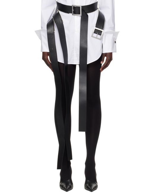 Jean Paul Gaultier Black Ssense Exclusive 'The Triple' Belt