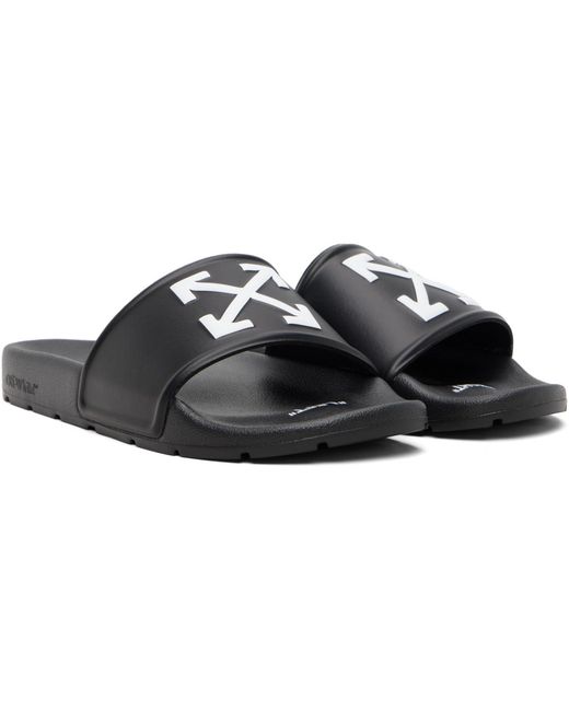 Off-White c/o Virgil Abloh Black Arrow Slide Sandals for men