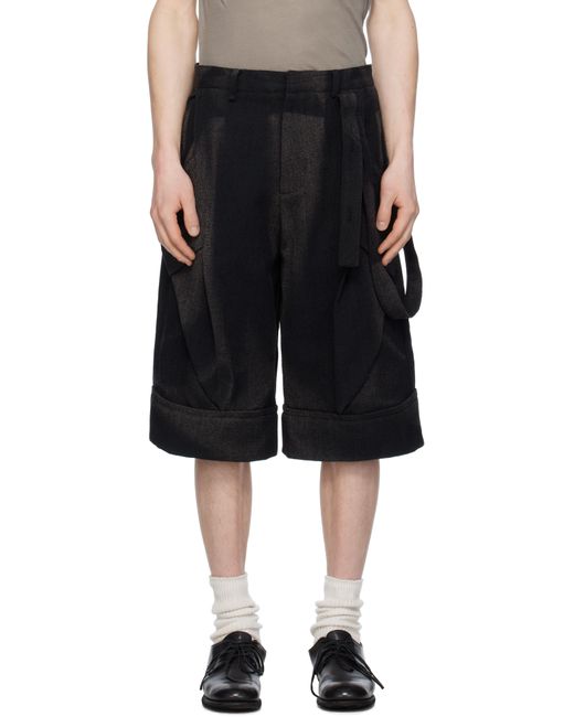 メンズ JiyongKim ブラック Layered Strap サンブリーチ メンズ JiyongKim ブラック Layered Strap サンブリーチ