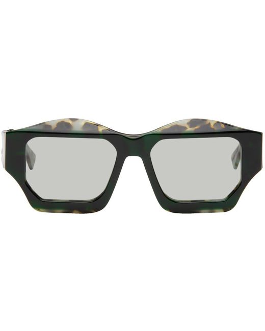 Kuboraum Black Tortoiseshell F4 Sunglasses for men