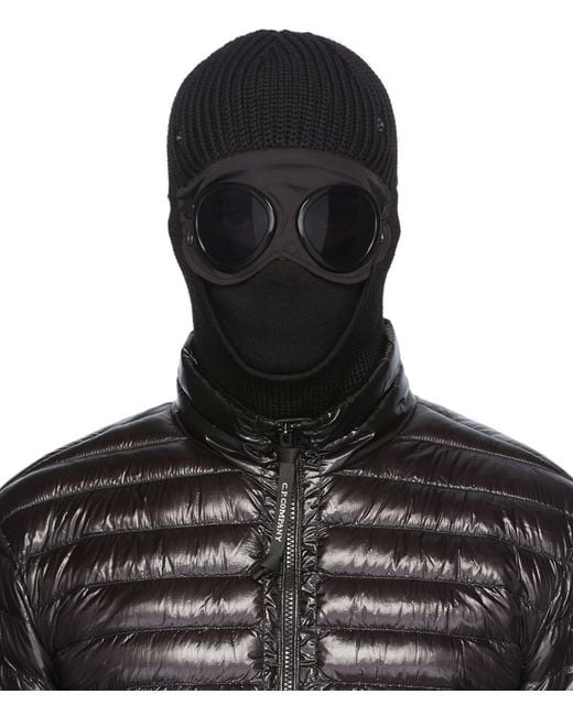 Cagoule en laine goggle C.P. Company pour homme en coloris Noir | Lyst
