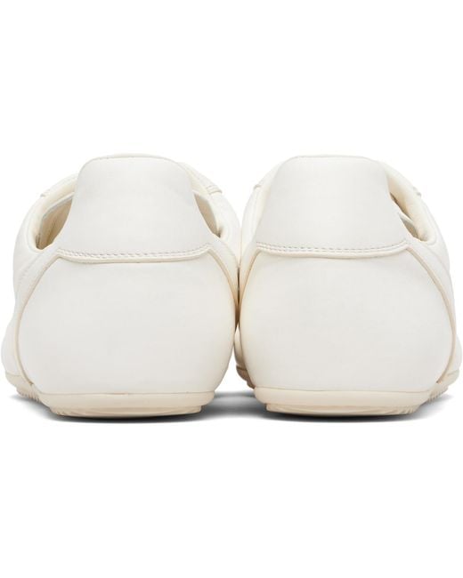 Rick Owens Black Off- Temple Minimal Sneakers for men