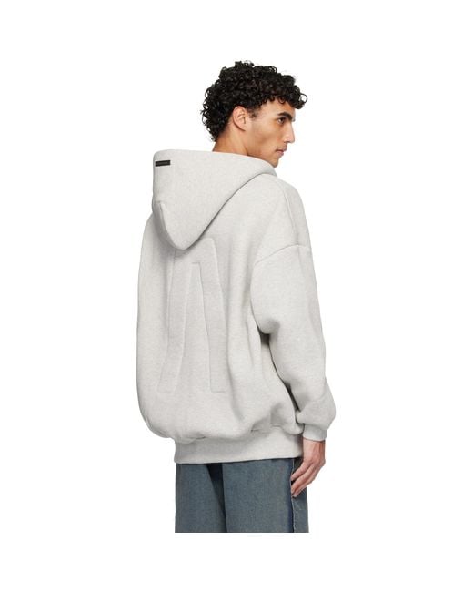Fear Of God White Athletics Zip Up Hoodie for men