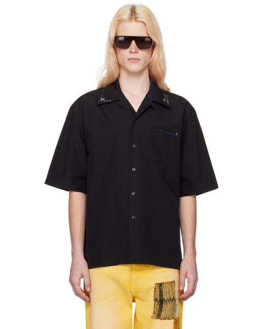 Marni Black Beaded Shirt for men