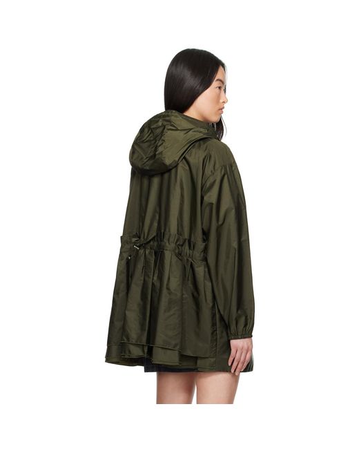 Moncler Green Wete Hooded Jacket