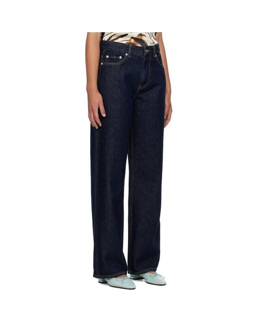 Ganni Blue Izey Jeans