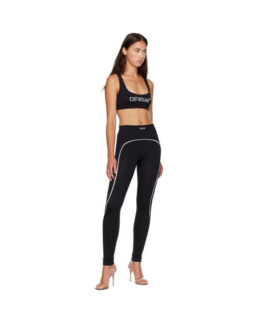 Off-White c/o Virgil Abloh Blue 'Off' Stamp Seamless Sport Leggings