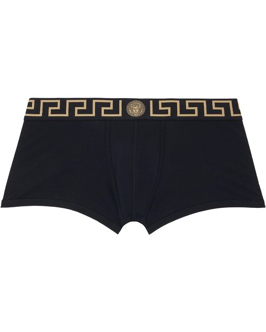Versace Black Two-Pack & Cotton-Jersey Boxer Briefs for men