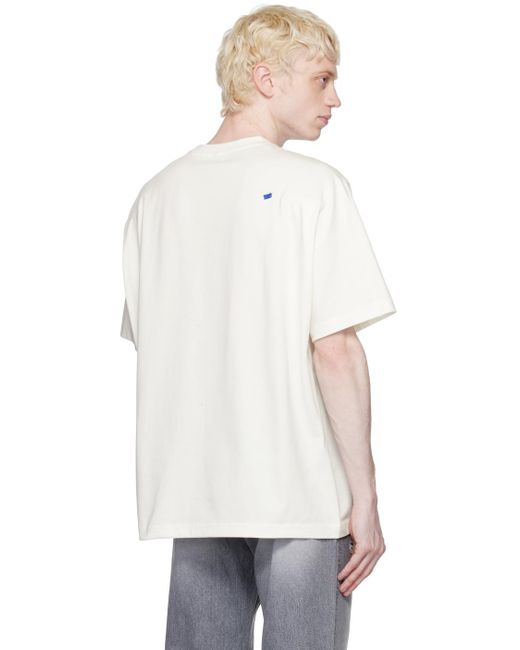 Adererror White Sollec T-shirt for men