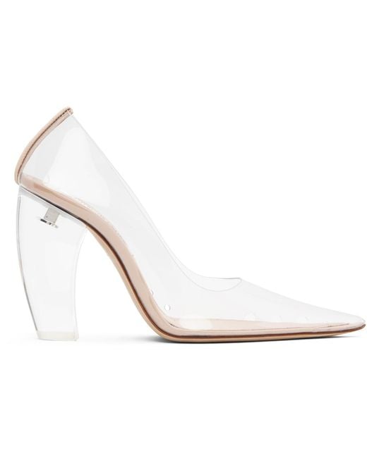 Victoria Beckham Black Transparent Pump Plexi Heels