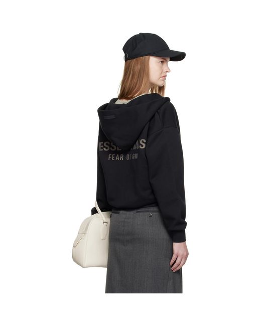 Fear Of God Black Classic Fit Zip-Up Hoodie