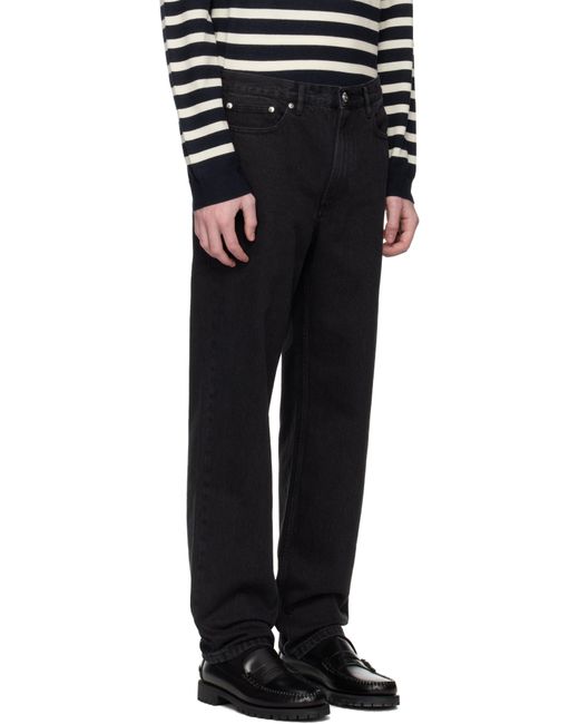 A.P.C. Black Martin Jeans for men