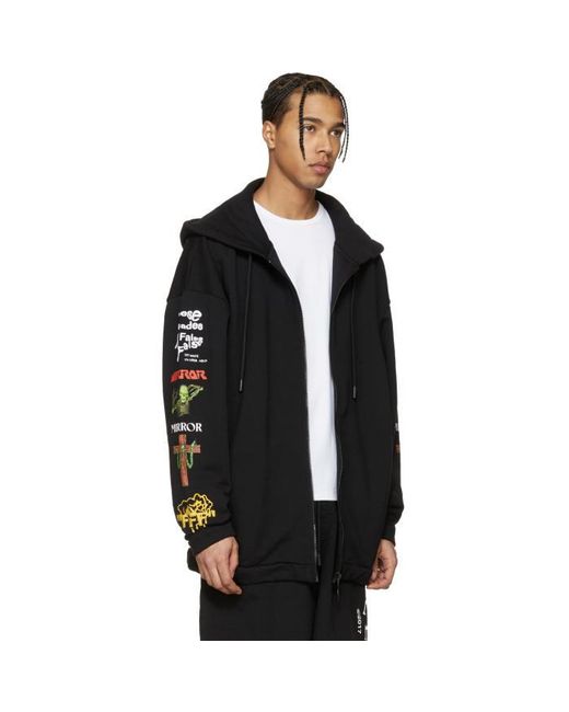 Off White c o Virgil Abloh Black Mix Rock Hoodie for Men Lyst