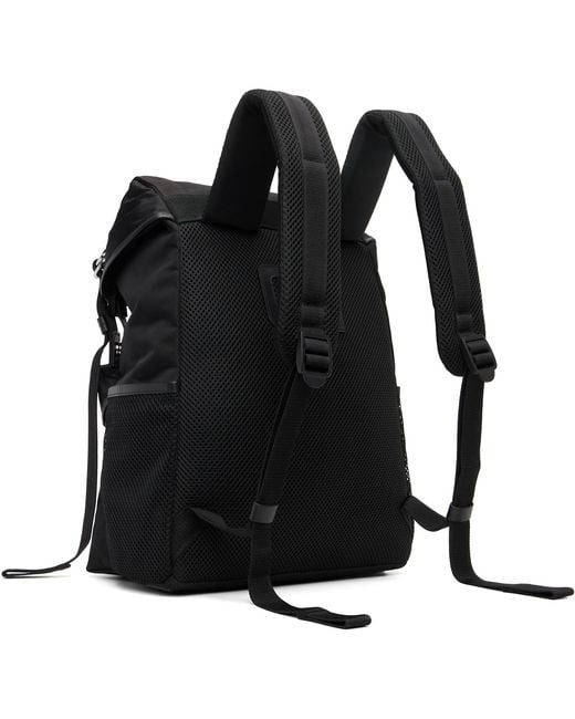 Maison Margiela Black High Tech Medium Backpack for men
