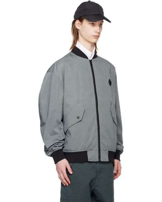 A_COLD_WALL* * Gray Cinch Bomber Jacket for men