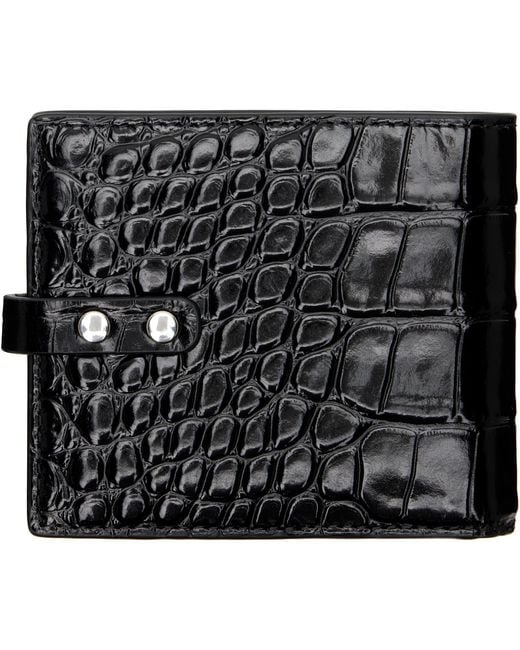 Vivienne Westwood Black Billfold Bondage Wallet for men