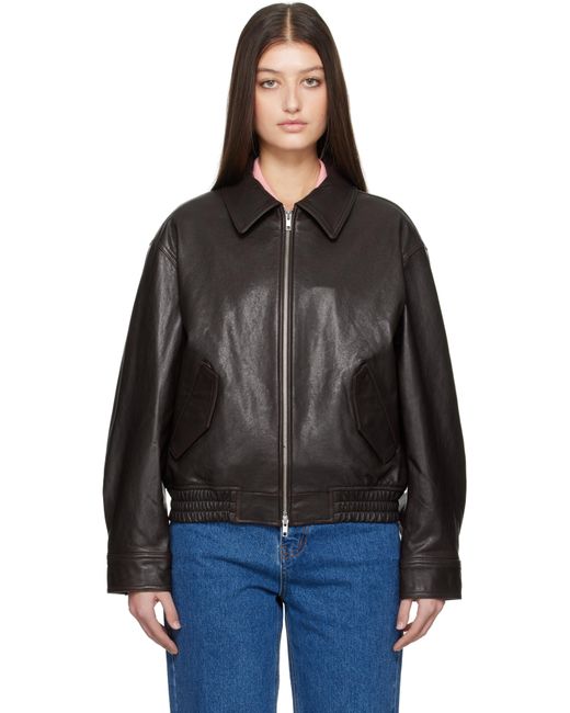 DUNST Black Lambskin Leather Jacket