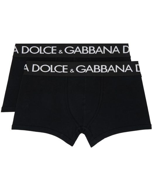 Dolce & Gabbana Dolce&gabbana Two-pack Black Boxers for men