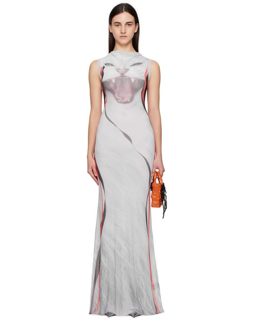 OTTOLINGER Black Mesh Maxi Dress