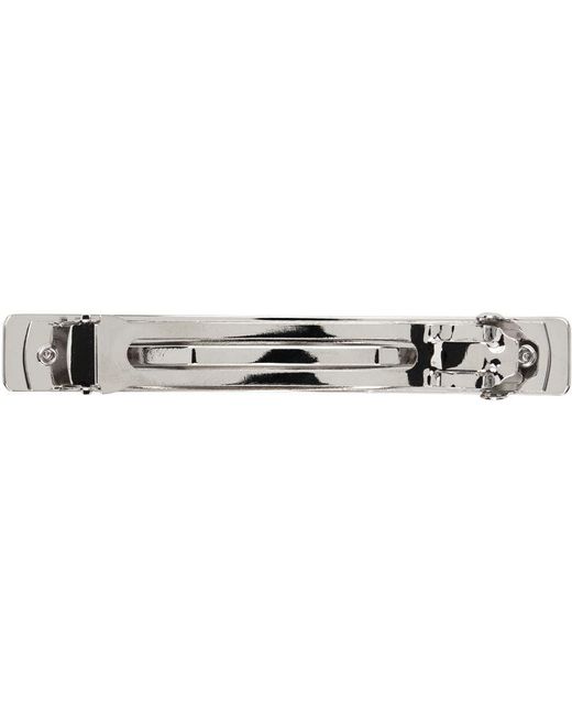 MM6 by Maison Margiela Silver Classic Hair Clip in Black | Lyst display picture 2