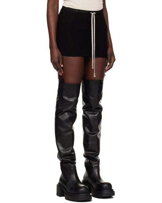 Rick Owens Black Hollywood Bud Shorts