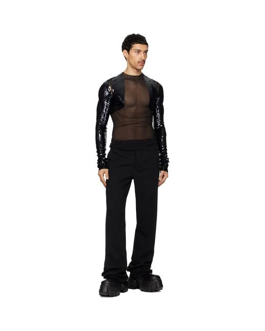 Rick Owens Black Temple Dennis T Top for men