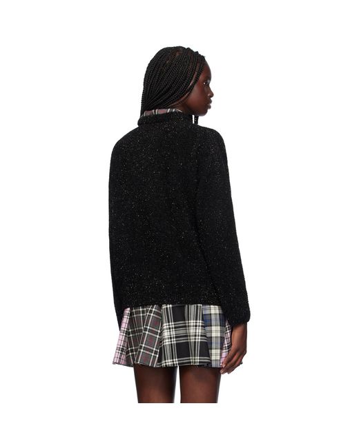 Pull noir à logo themwave MSGM en coloris Black