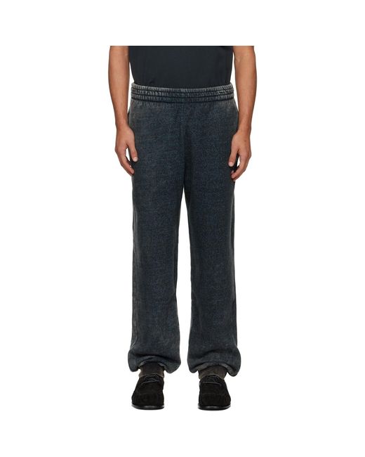 DIESEL Black P-Marky-Cuff Sweatpants for men