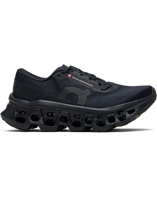 On Shoes Black Cloudmster 3 Sneakers