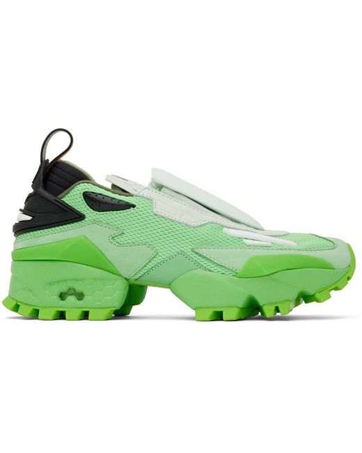 REEBOK X PYER MOSS Green Experiment 4 Fury Trail Sneakers for men