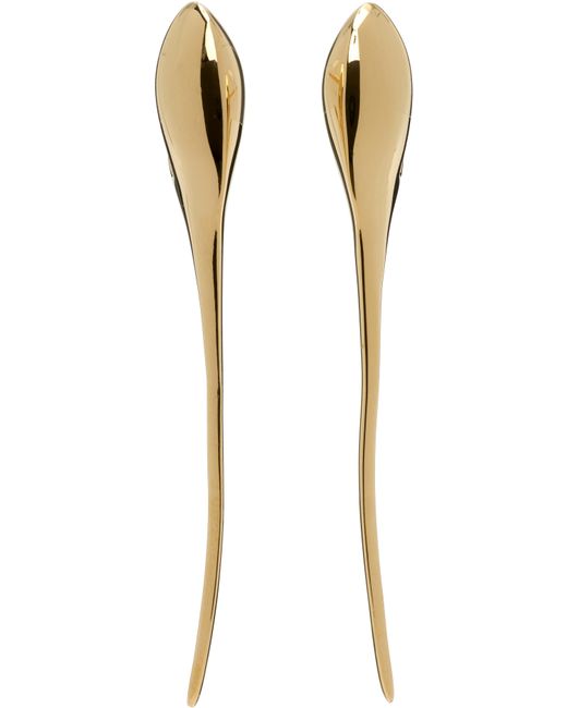 Givenchy Black Maple Seed Earrings