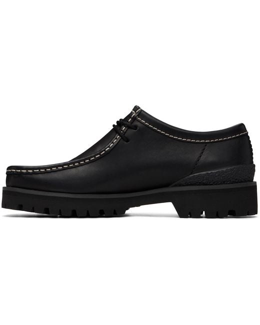 Clarks Black Walla Yukoner Derbys for men