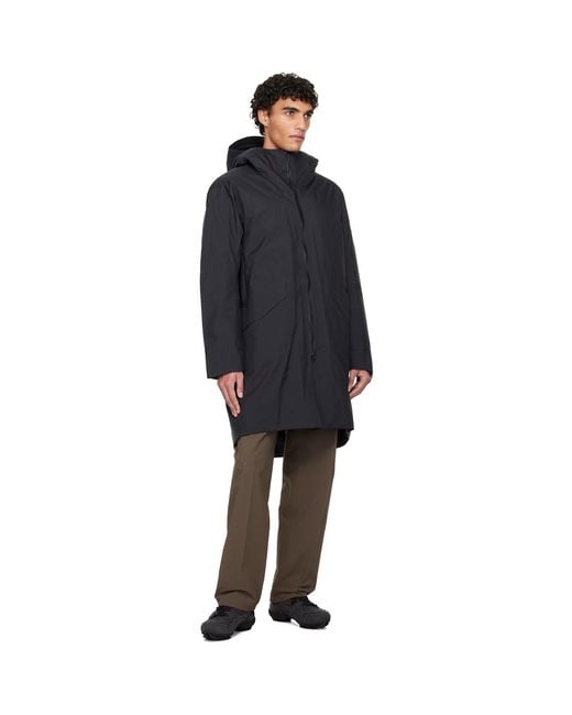Veilance Blue Monitor Down Coat for men